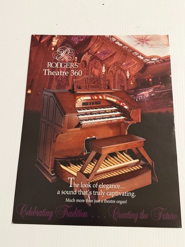 Rodgers organ brochure model - brochure,