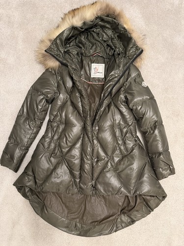 Moncler grenoble khaki down - moncler,