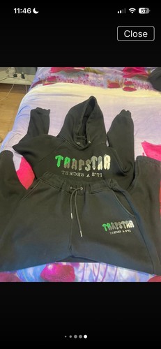 Trapstar black pullover hooded - trapstar,