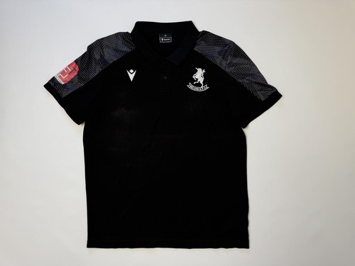 Macron nelson rfc black polo - macron,