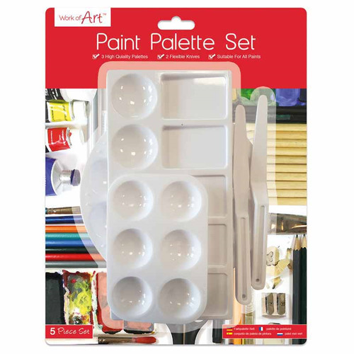 5pc plastic white - 5pc,