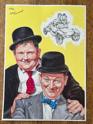 Signed walt howarth print - signed,