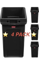 Rubbermaid slim jim bin with - jim,