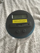 Electronic Digital LCD UK Coin Counter Counting Jar Money Saving Piggy Bank 1.8L