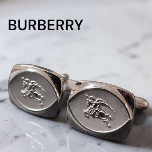 Burberry silver cufflinks - burberry,