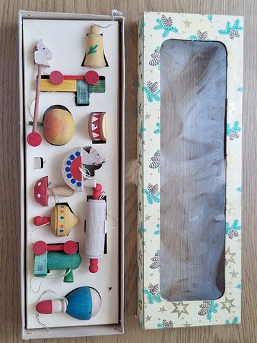Vintage wooden miniature - wooden,