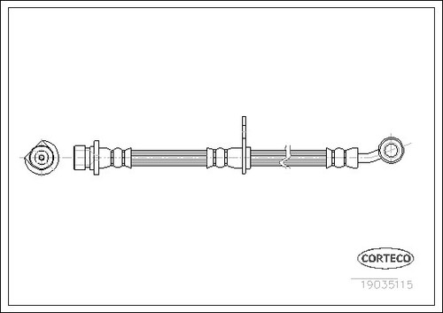 19035115 corteco brake hose - 19035115,