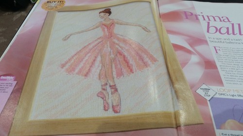 Ballerina cross stitch chart - cross,