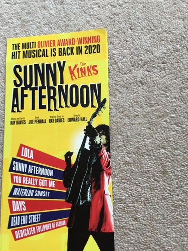 Theatre flyers the kinks sunny - theatre,