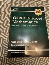 GCSE AQA MATHS Revision Guide Foundation level CGP
