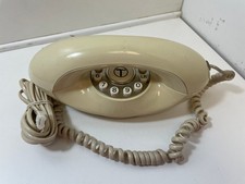 BT Cream Telephone Genie Push Button Dial Corded Vintage Style Collectable Retro