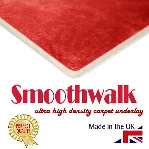 Smoothwalk carpet underlay 9mm - carpet,