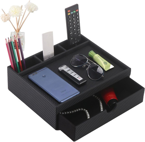 Stylish black leather - black,