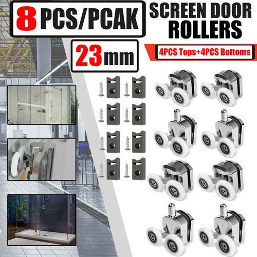 Twin shower screen door - shower,