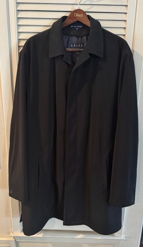 Ralph lauren black overcoat - ralph,