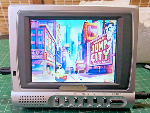 Mini lcd shown working - shown, on
