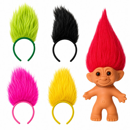 Troll doll headband with - troll,