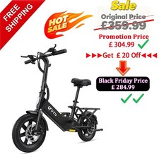 2026 New DYU 14'' Folding E-Bike 36V 7.8Ah Pedal Assistant 35KM Christmas gift🎁