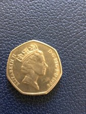 Rare 50 pence piece 1994 -