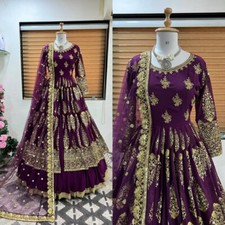 Long Gown Choli Indo Western