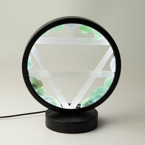 Gemstone halo lamp earth - -,