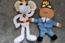 2 X Vintage soft toy Danger