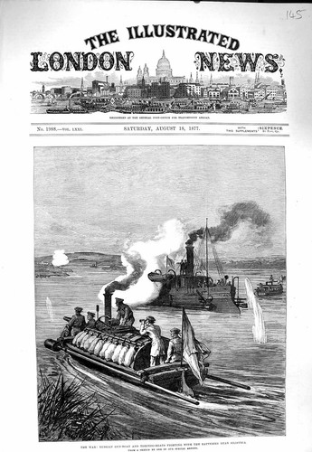 Original old antique print - old,