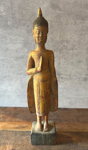 Vintage hand carved - carved, wooden