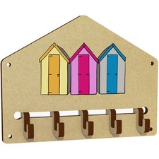 'Beach Huts' Wall Mounted Key