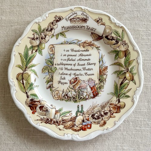 Brambly hedge recipe - recipe, plate