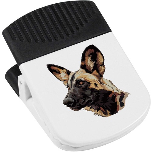 African wild dog side view - wild,