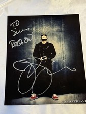 Joe satriani signed 8x10 photo - joe,