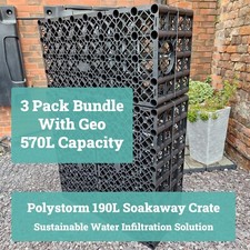 3 Pack Polystorm PSM1A 190L