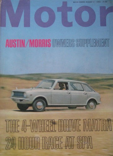 Motor magazine august 1969 - motor,