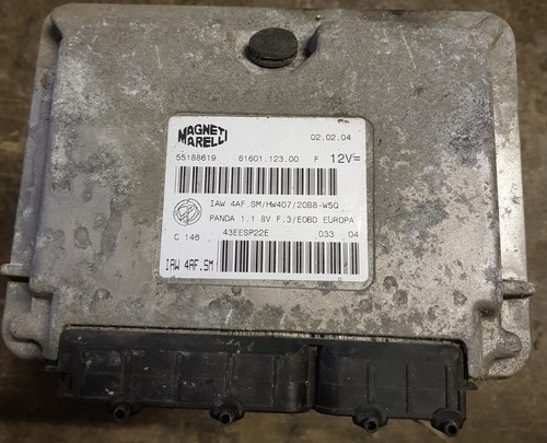 55188619 fiat panda engine ecu - engine,