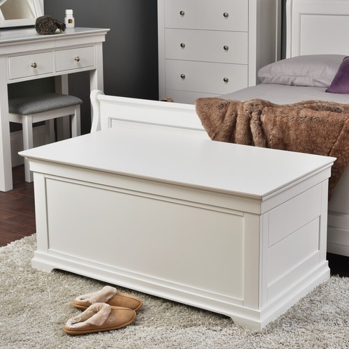 Blanket box trunk solid - box, oak