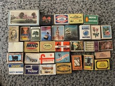 Old Retro vintage collectable matchboxes matchbox x 33 some wood Concorde Manx