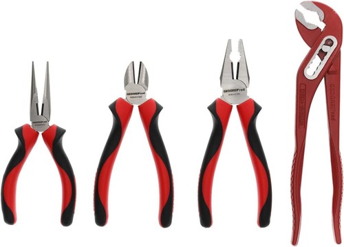 Gedore red pliers set tool - red,