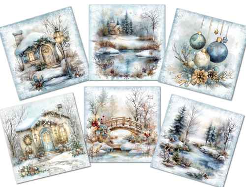 Snowy blue gold - snowy,