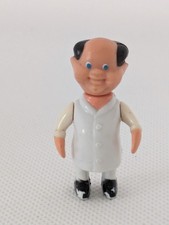 Vintage Oh Penny Figure - Chef Butcher Man In White Figurine 1.5" - Bluebird Toy