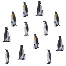 12x Penguins Plastic Ocean