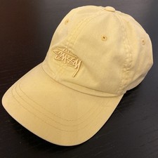 Vintage Stussy Faded Yellow