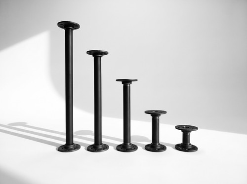 Industrial pipe table leg - table,