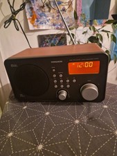 Ferguson DAB/FM Radio Receiver Grey/Wooden Unit FRG-R121D