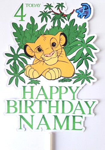 Lion king cake topper - king,