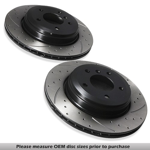 Rear drilled grooved 320mm - rear,