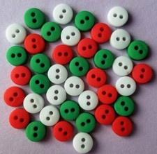 BG Tiny Mini Round Craft Buttons Sewing Quilting Card Jewellery Making 6mm wide