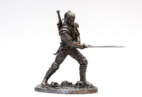 Tin 54mm geralt rivia - tin, of