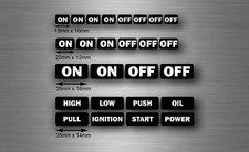 set 26x sticker car button