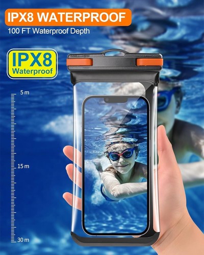 Waterproof phone case - waterproof, for